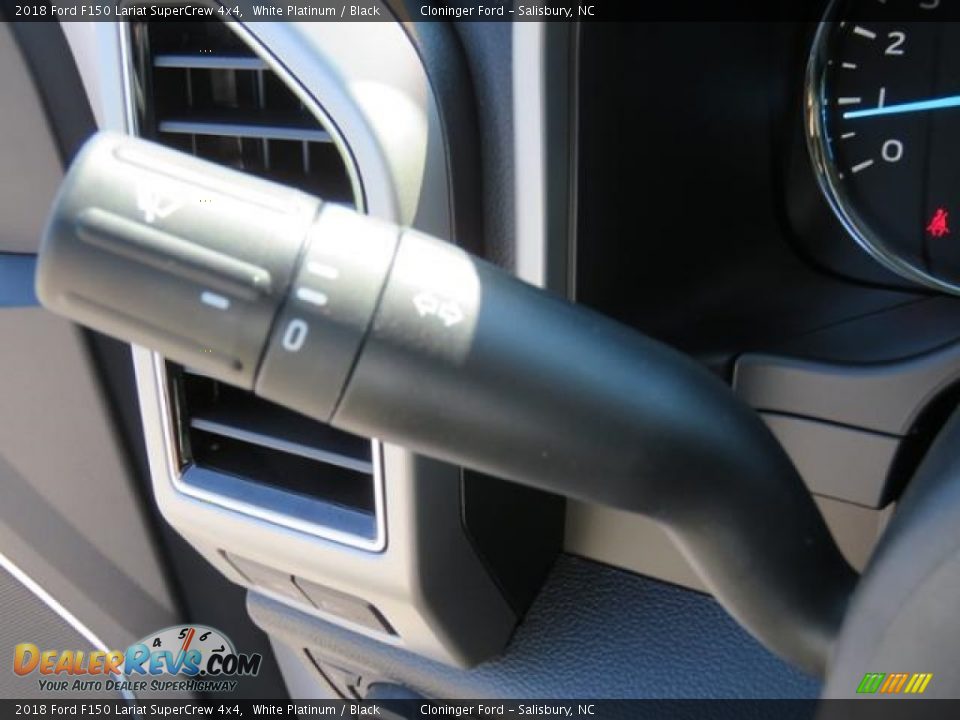 2018 Ford F150 Lariat SuperCrew 4x4 White Platinum / Black Photo #19