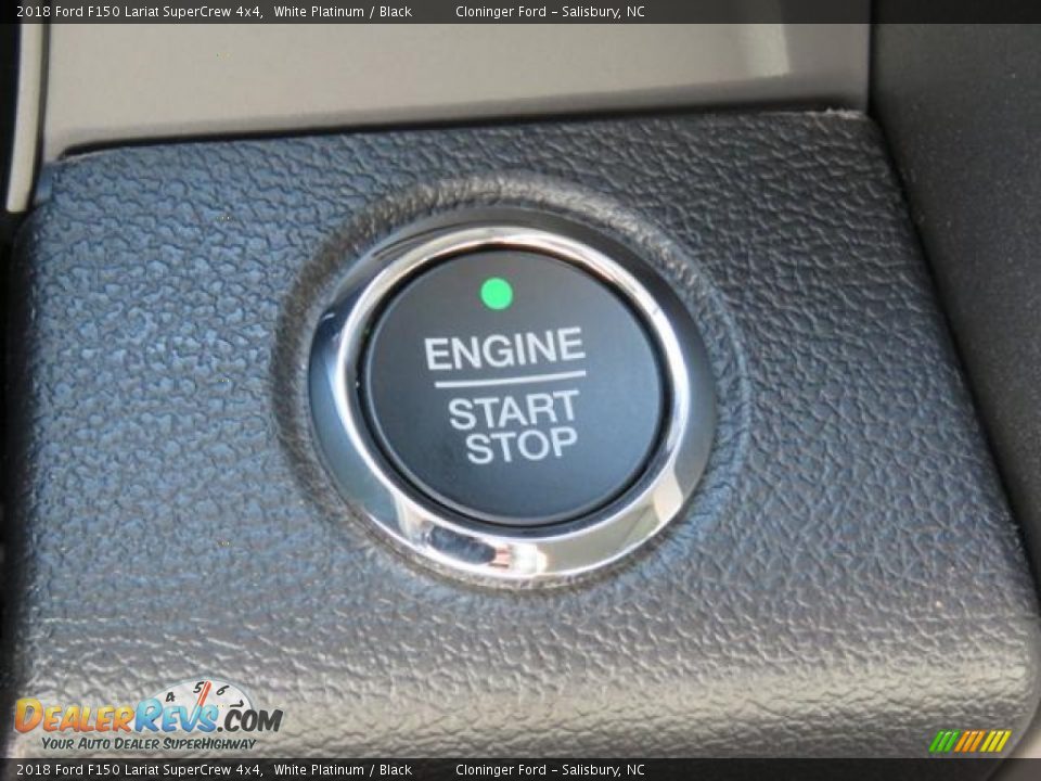 2018 Ford F150 Lariat SuperCrew 4x4 White Platinum / Black Photo #20