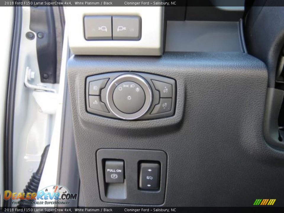2018 Ford F150 Lariat SuperCrew 4x4 White Platinum / Black Photo #21