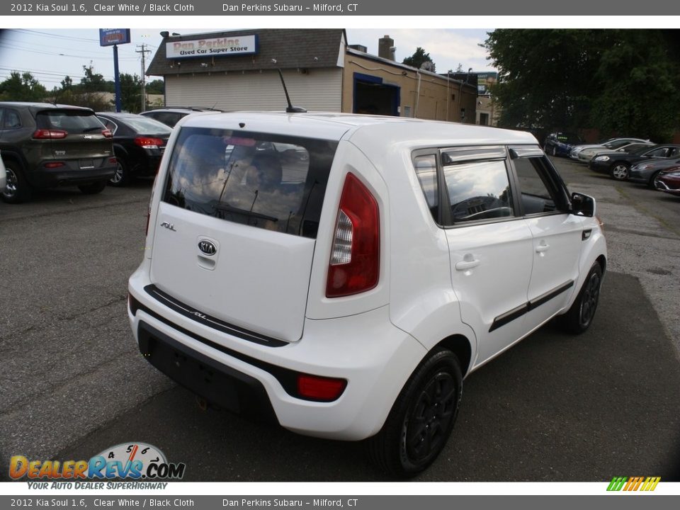 2012 Kia Soul 1.6 Clear White / Black Cloth Photo #6