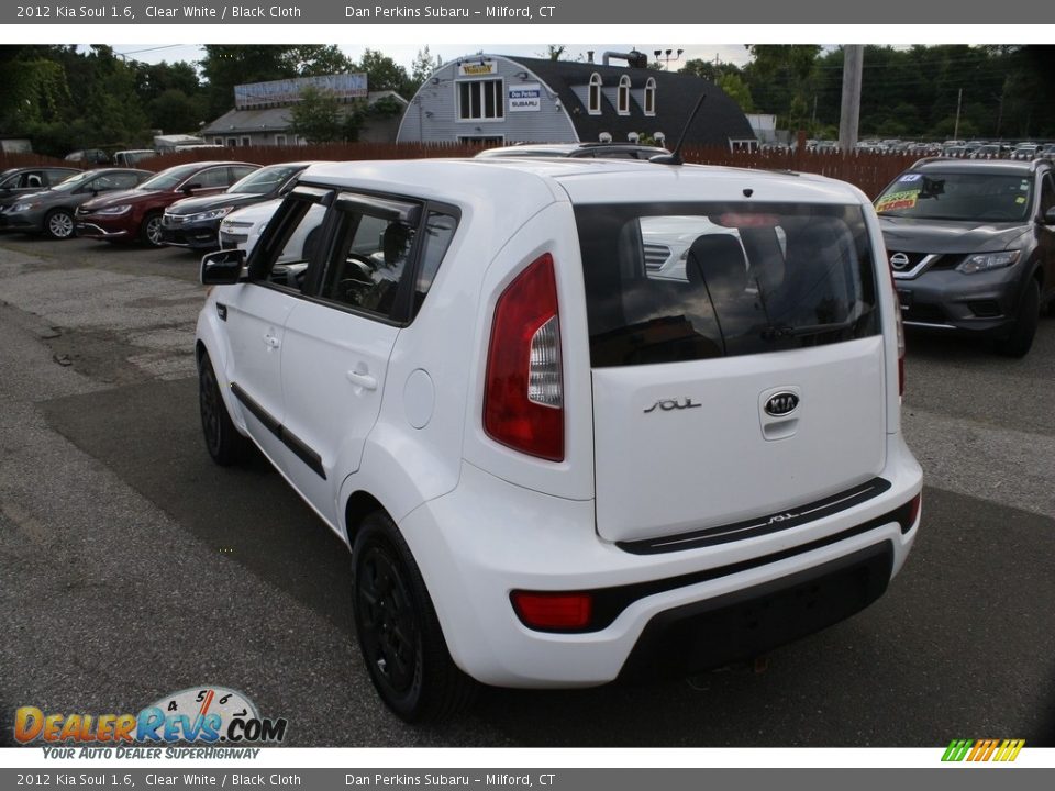 2012 Kia Soul 1.6 Clear White / Black Cloth Photo #10