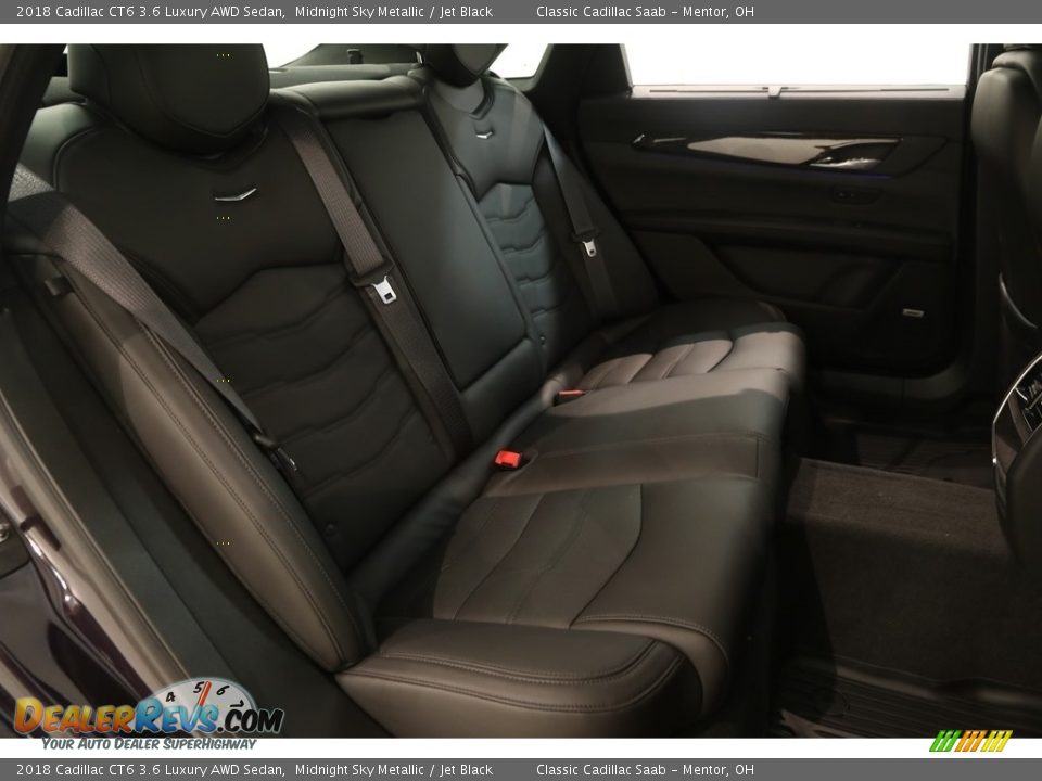 2018 Cadillac CT6 3.6 Luxury AWD Sedan Midnight Sky Metallic / Jet Black Photo #27