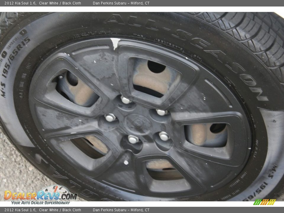 2012 Kia Soul 1.6 Clear White / Black Cloth Photo #19