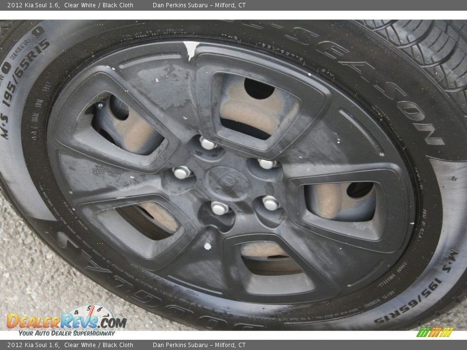 2012 Kia Soul 1.6 Clear White / Black Cloth Photo #20