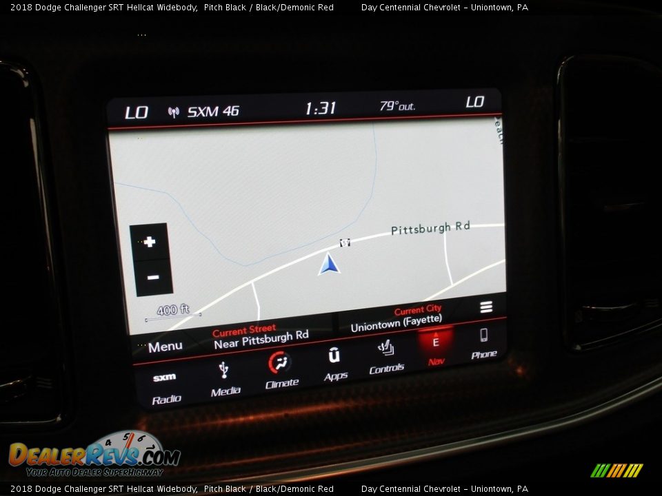 2018 Dodge Challenger SRT Hellcat Widebody Pitch Black / Black/Demonic Red Photo #17