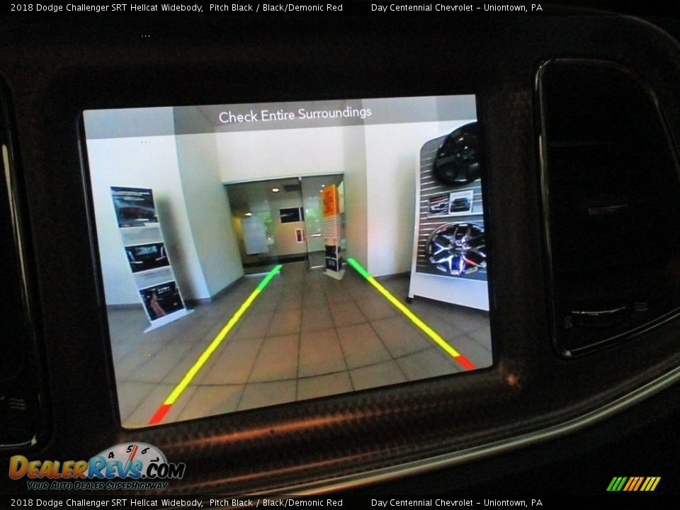 2018 Dodge Challenger SRT Hellcat Widebody Pitch Black / Black/Demonic Red Photo #19