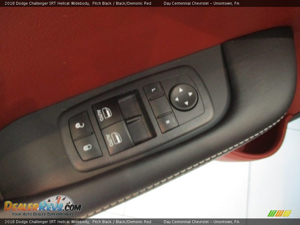 2018 Dodge Challenger SRT Hellcat Widebody Pitch Black / Black/Demonic Red Photo #20