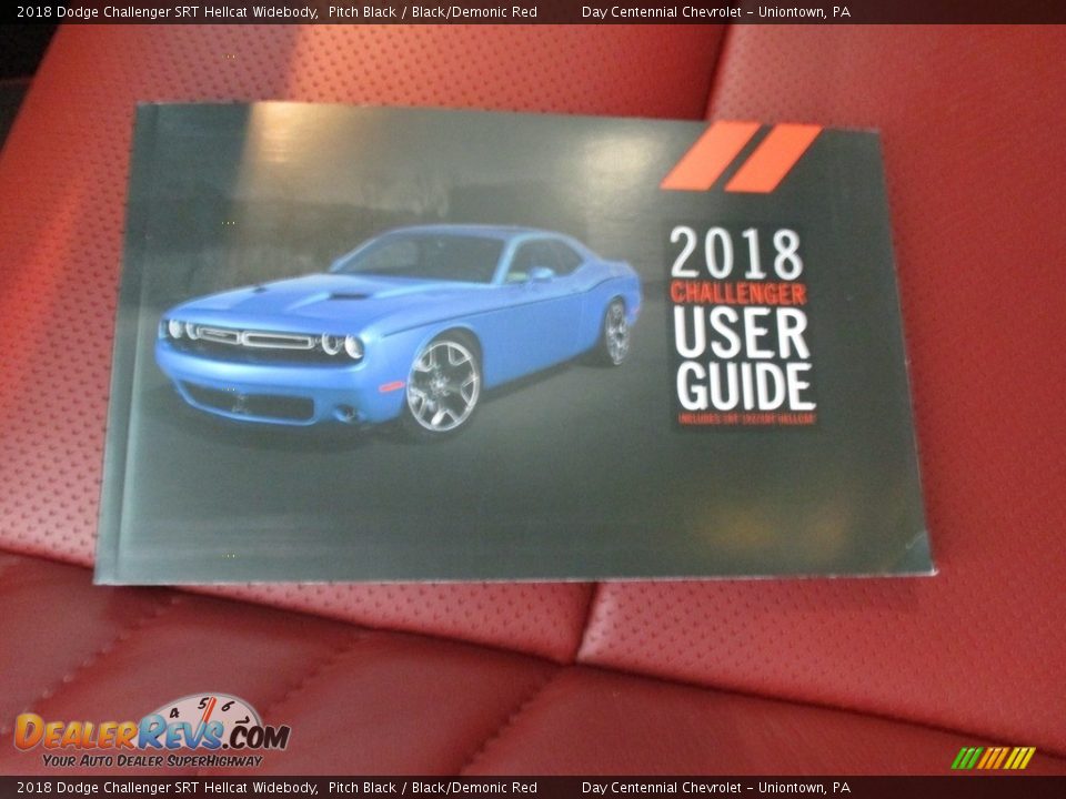 2018 Dodge Challenger SRT Hellcat Widebody Pitch Black / Black/Demonic Red Photo #24