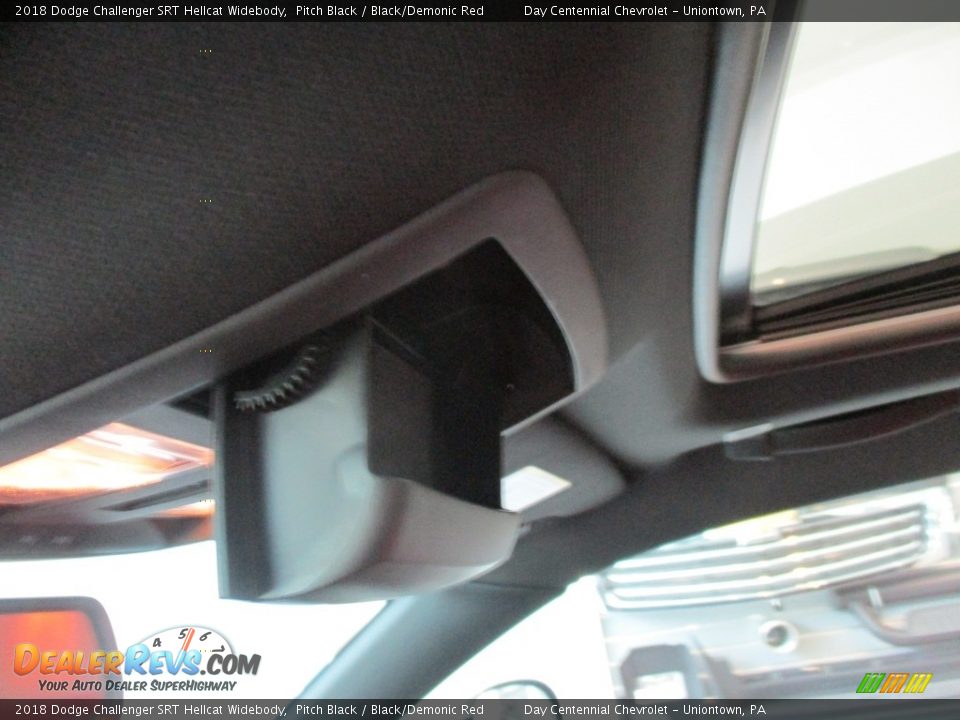 2018 Dodge Challenger SRT Hellcat Widebody Pitch Black / Black/Demonic Red Photo #31