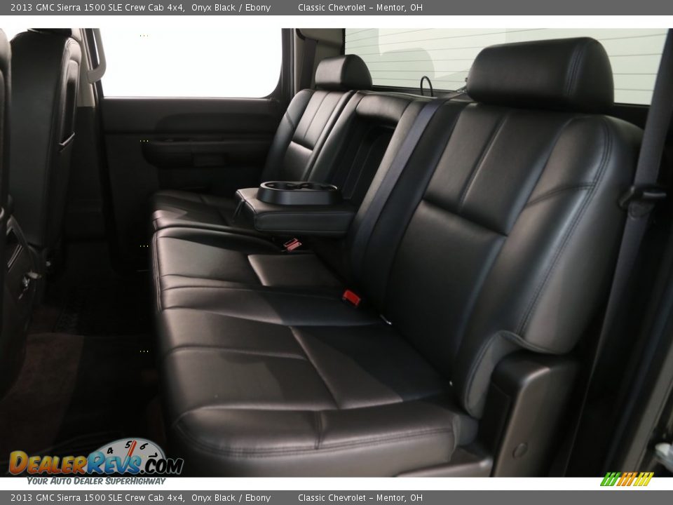 2013 GMC Sierra 1500 SLE Crew Cab 4x4 Onyx Black / Ebony Photo #21
