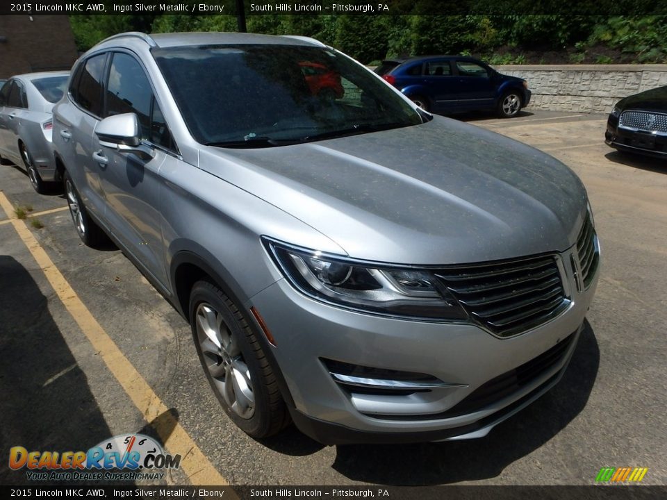 2015 Lincoln MKC AWD Ingot Silver Metallic / Ebony Photo #4