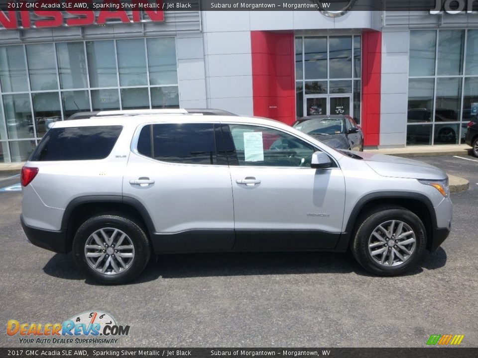 2017 GMC Acadia SLE AWD Sparkling Silver Metallic / Jet Black Photo #3