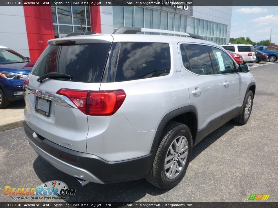 2017 GMC Acadia SLE AWD Sparkling Silver Metallic / Jet Black Photo #4
