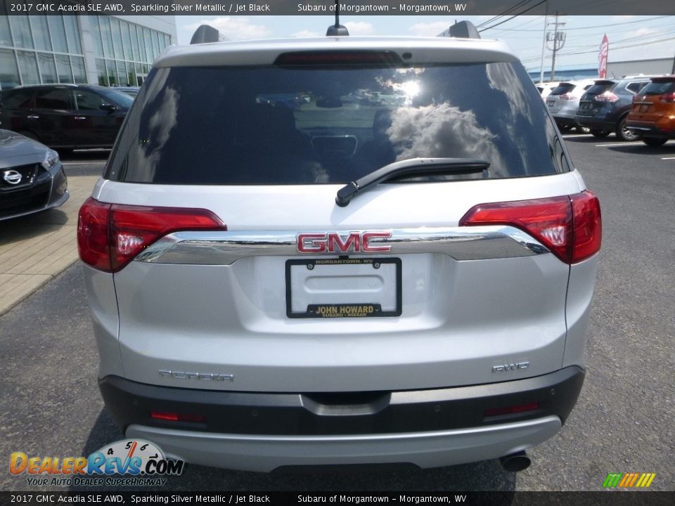 2017 GMC Acadia SLE AWD Sparkling Silver Metallic / Jet Black Photo #5