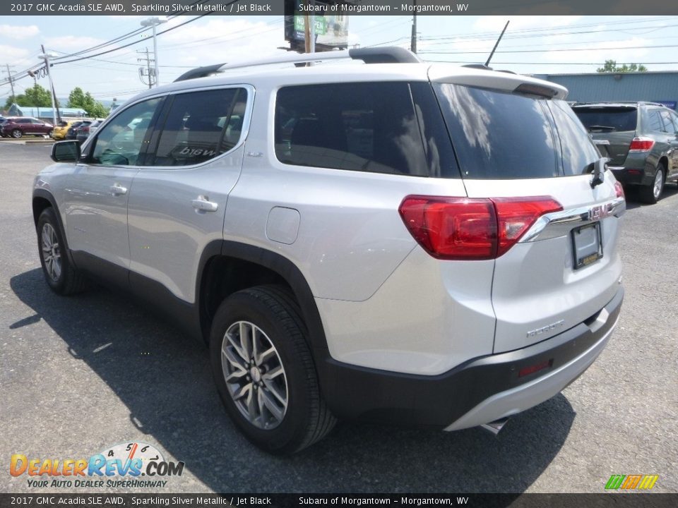 2017 GMC Acadia SLE AWD Sparkling Silver Metallic / Jet Black Photo #6