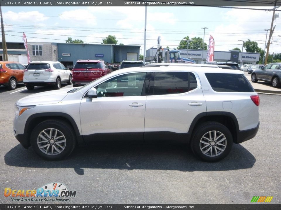 2017 GMC Acadia SLE AWD Sparkling Silver Metallic / Jet Black Photo #7