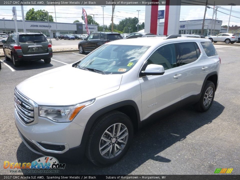 2017 GMC Acadia SLE AWD Sparkling Silver Metallic / Jet Black Photo #8