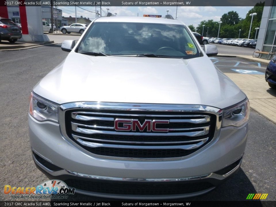 2017 GMC Acadia SLE AWD Sparkling Silver Metallic / Jet Black Photo #9