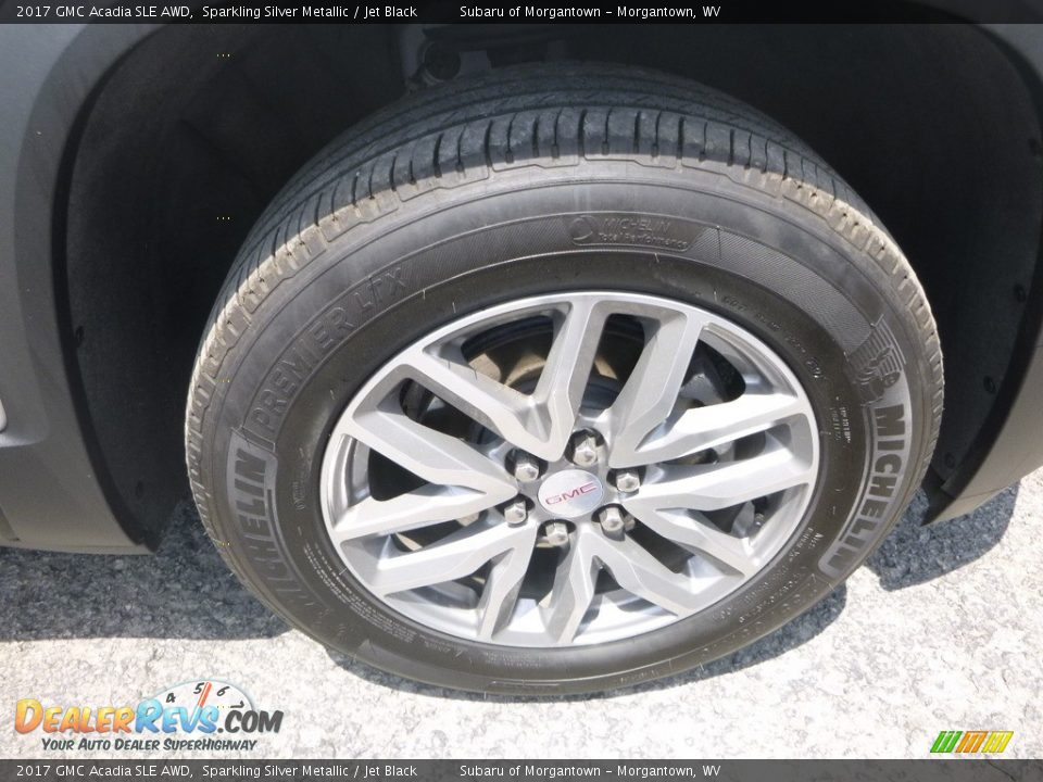 2017 GMC Acadia SLE AWD Sparkling Silver Metallic / Jet Black Photo #10
