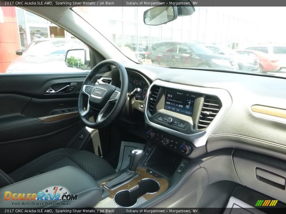 2017 GMC Acadia SLE AWD Sparkling Silver Metallic / Jet Black Photo #12