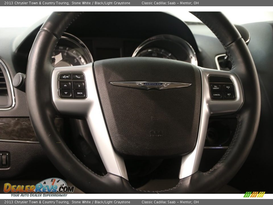 2013 Chrysler Town & Country Touring Stone White / Black/Light Graystone Photo #7