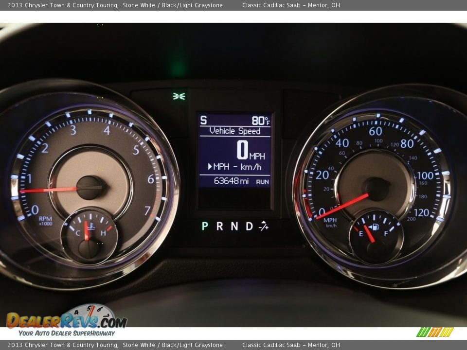 2013 Chrysler Town & Country Touring Stone White / Black/Light Graystone Photo #8