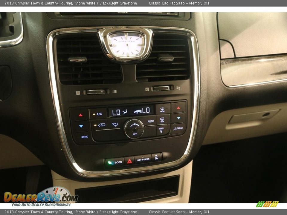 2013 Chrysler Town & Country Touring Stone White / Black/Light Graystone Photo #11