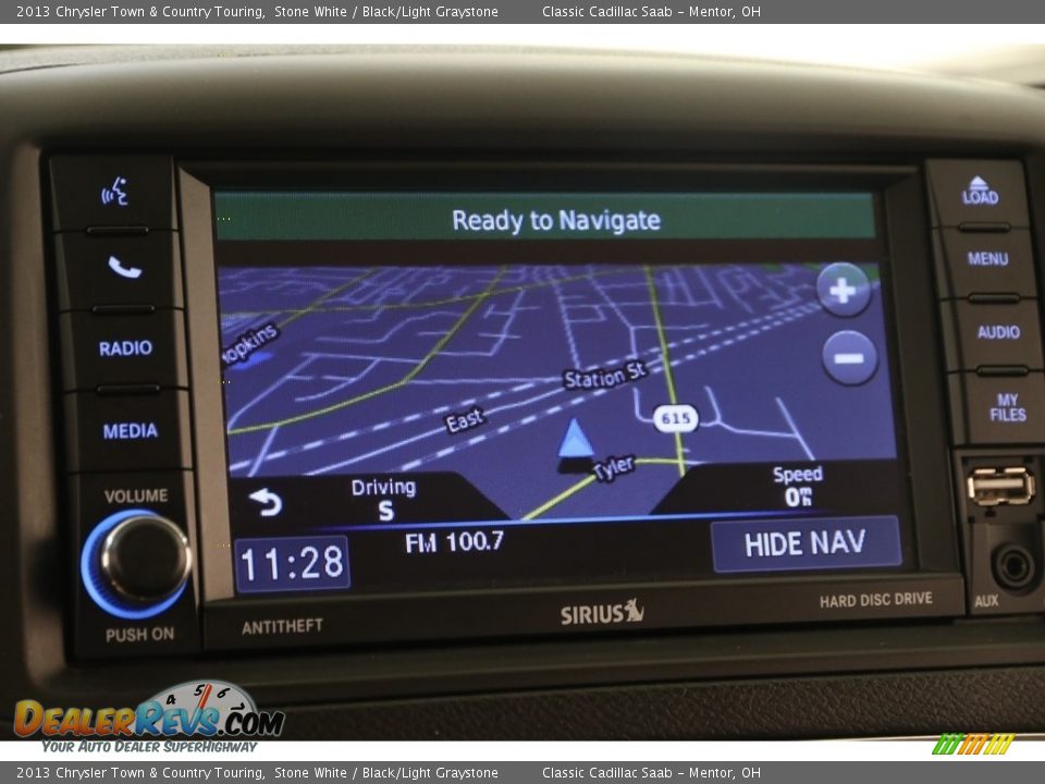 2013 Chrysler Town & Country Touring Stone White / Black/Light Graystone Photo #12