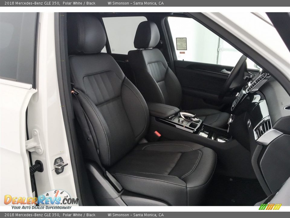 2018 Mercedes-Benz GLE 350 Polar White / Black Photo #2