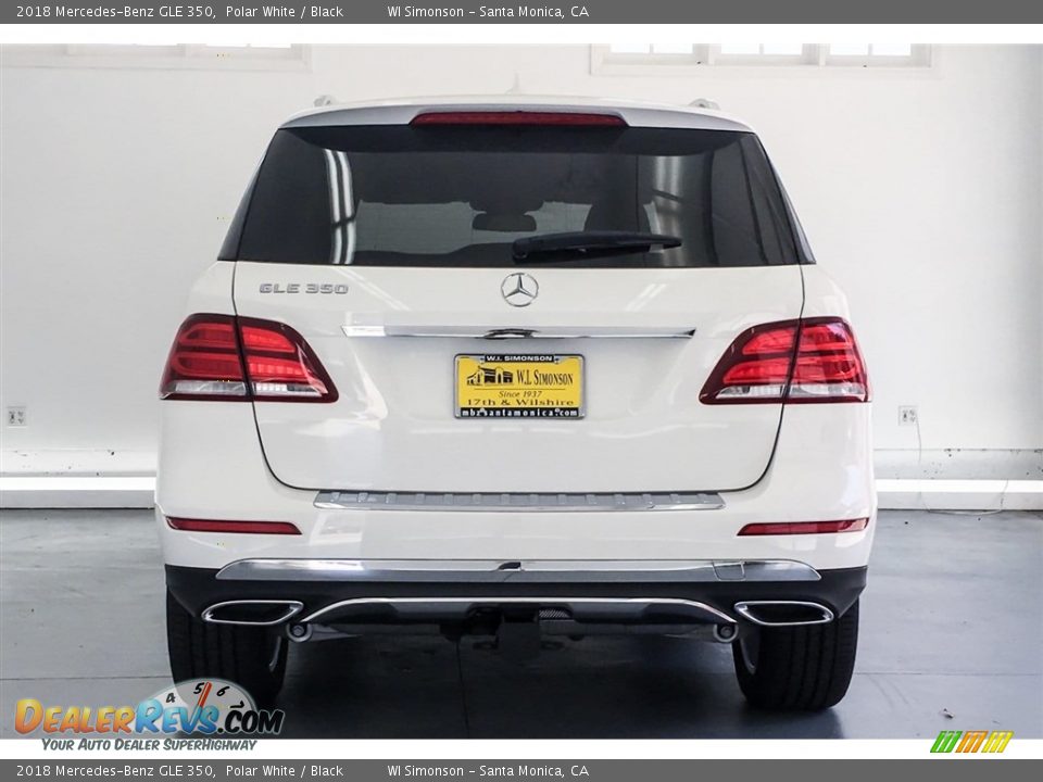 2018 Mercedes-Benz GLE 350 Polar White / Black Photo #4