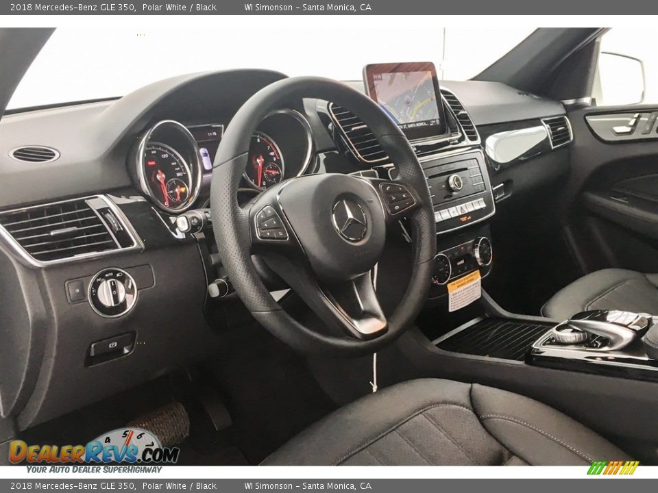 2018 Mercedes-Benz GLE 350 Polar White / Black Photo #5