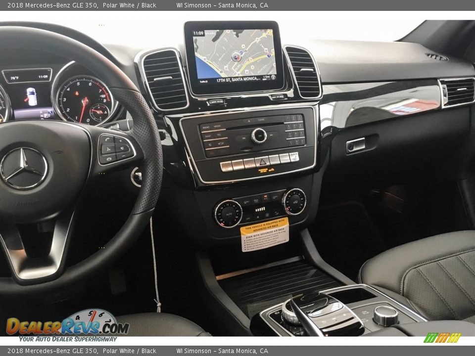 2018 Mercedes-Benz GLE 350 Polar White / Black Photo #6