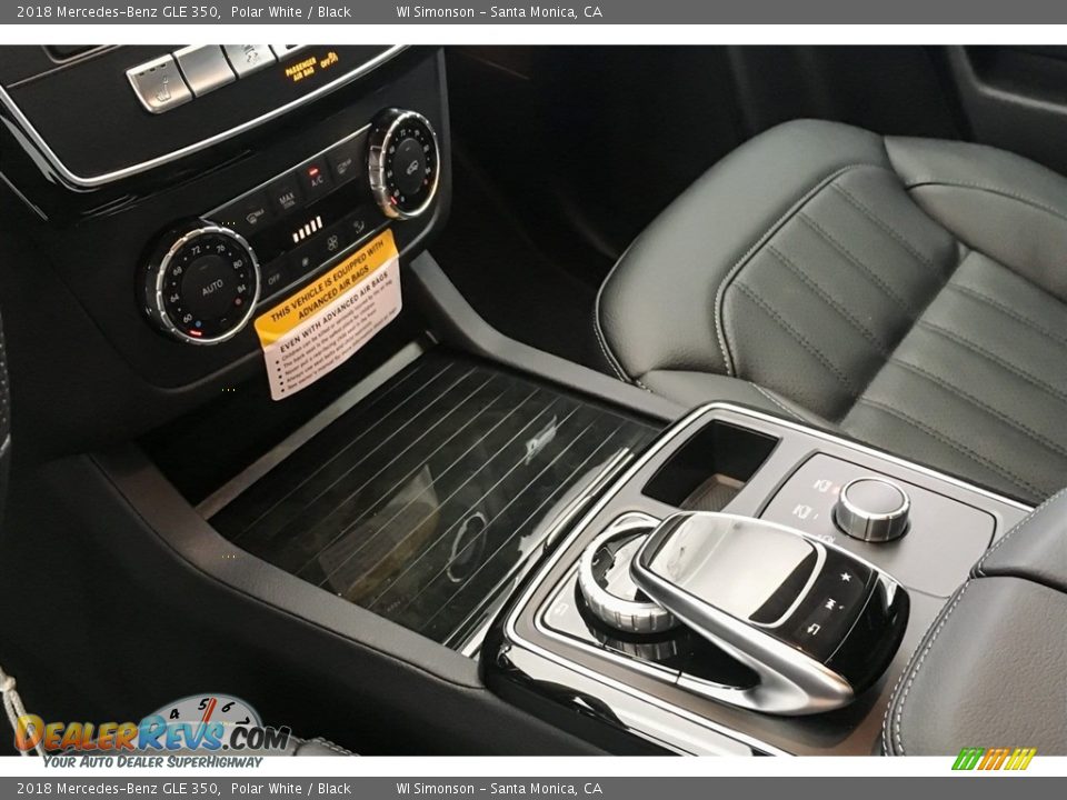 2018 Mercedes-Benz GLE 350 Polar White / Black Photo #7