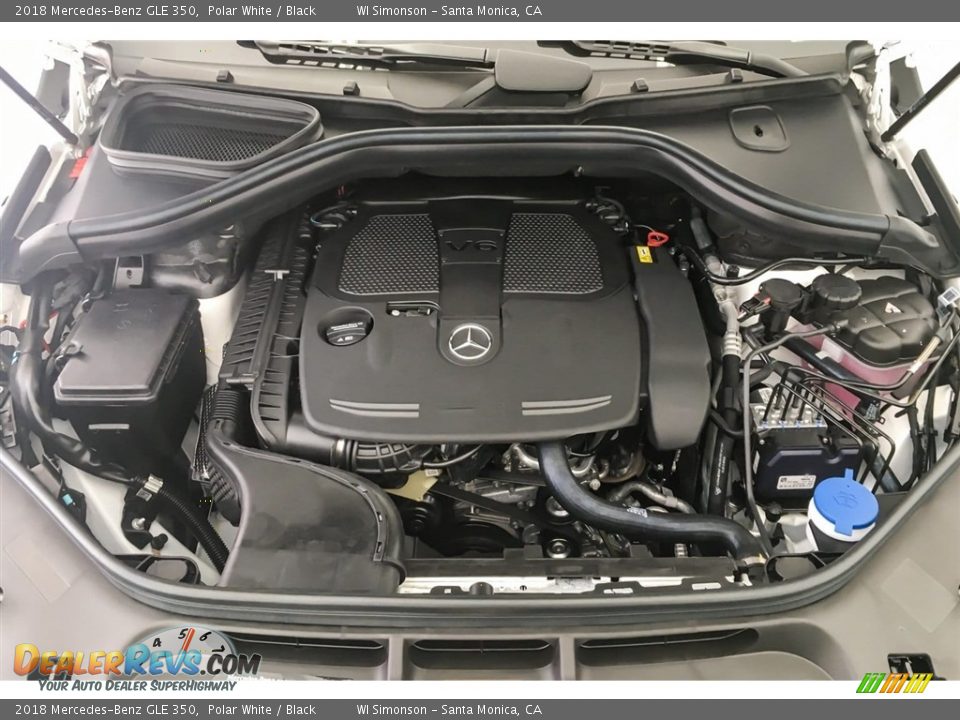 2018 Mercedes-Benz GLE 350 Polar White / Black Photo #8