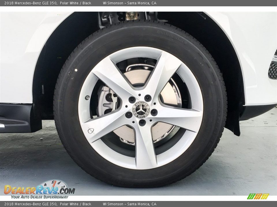 2018 Mercedes-Benz GLE 350 Polar White / Black Photo #9
