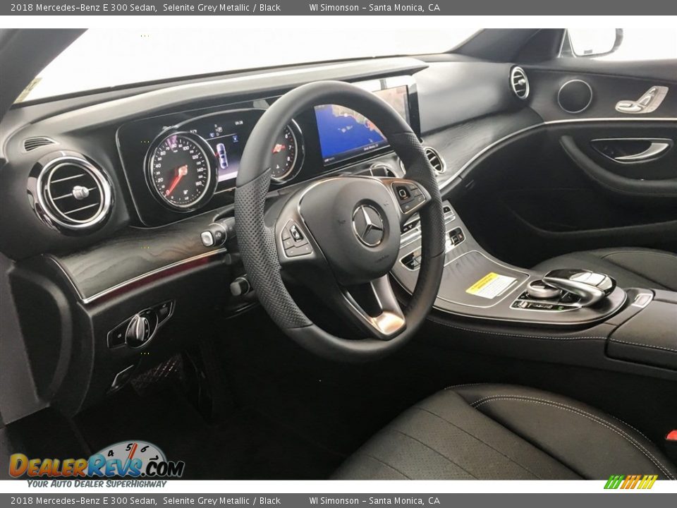 2018 Mercedes-Benz E 300 Sedan Selenite Grey Metallic / Black Photo #5