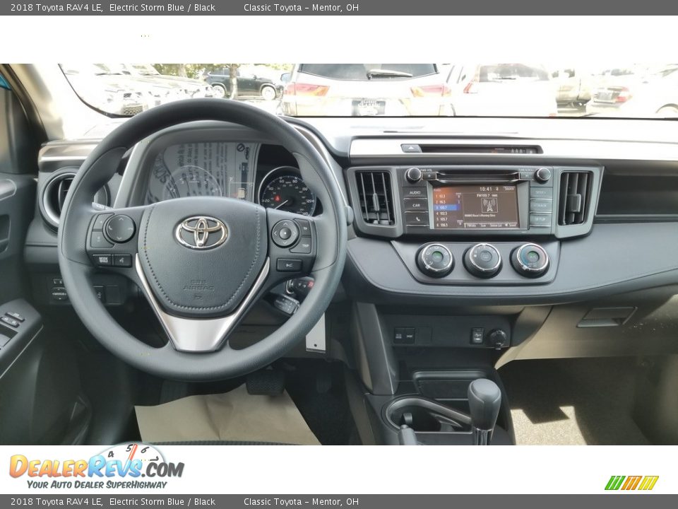2018 Toyota RAV4 LE Electric Storm Blue / Black Photo #5