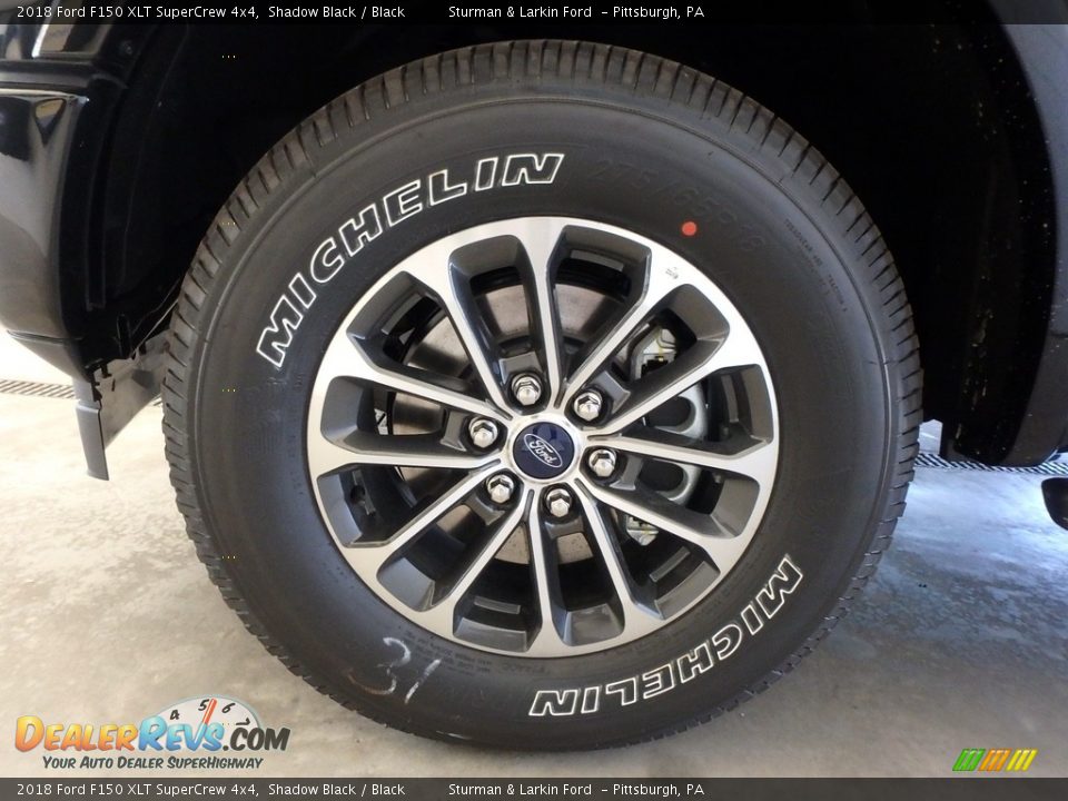 2018 Ford F150 XLT SuperCrew 4x4 Shadow Black / Black Photo #5