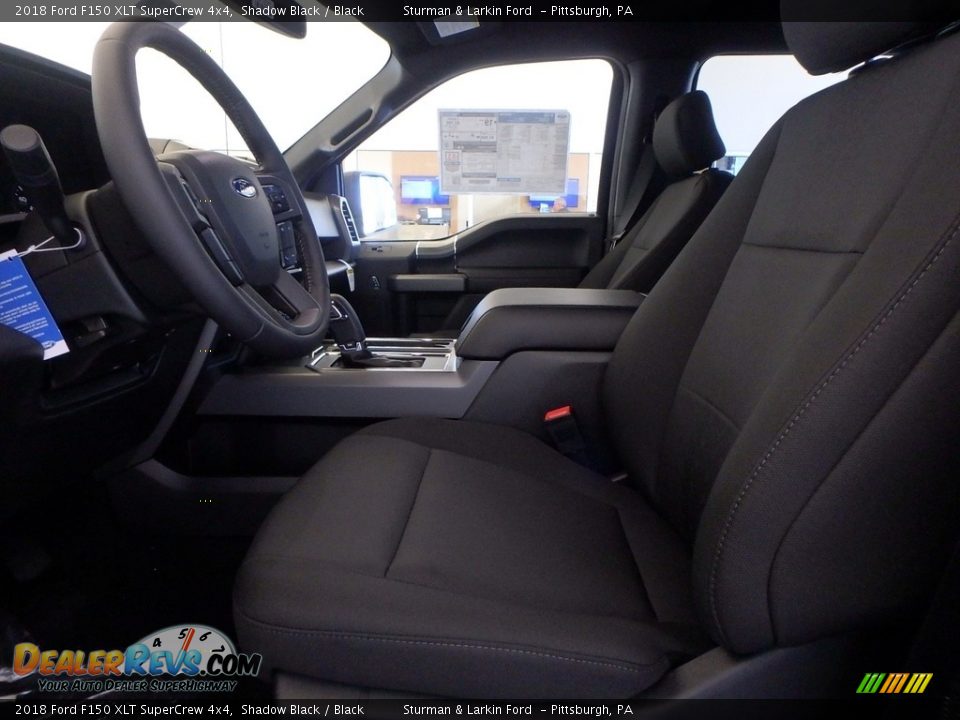 2018 Ford F150 XLT SuperCrew 4x4 Shadow Black / Black Photo #6