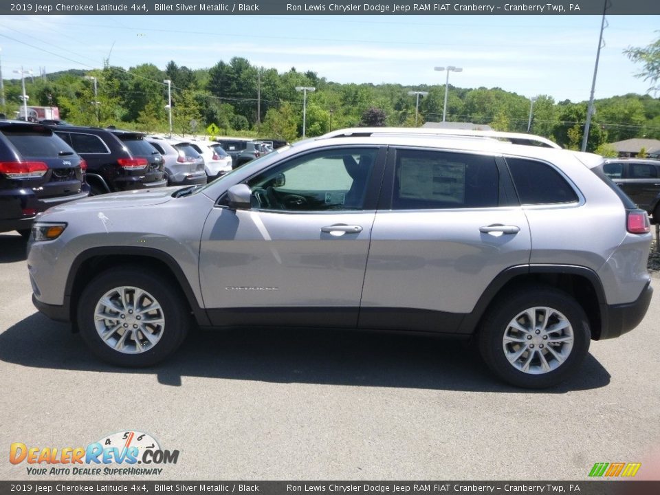 Billet Silver Metallic 2019 Jeep Cherokee Latitude 4x4 Photo #2