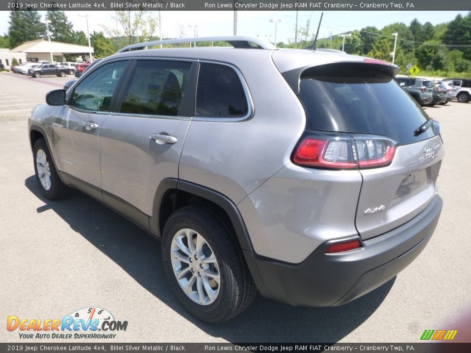 2019 Jeep Cherokee Latitude 4x4 Billet Silver Metallic / Black Photo #3