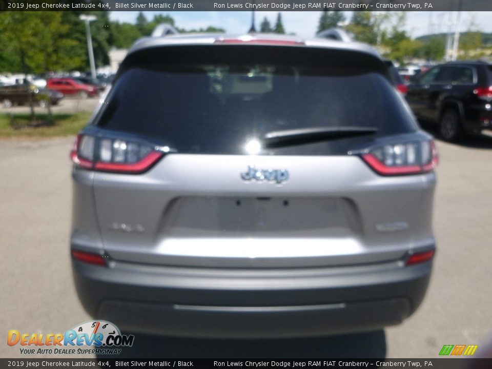 2019 Jeep Cherokee Latitude 4x4 Billet Silver Metallic / Black Photo #4