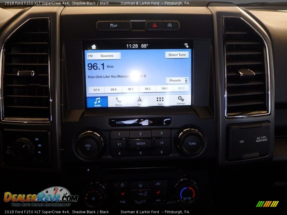 2018 Ford F150 XLT SuperCrew 4x4 Shadow Black / Black Photo #13