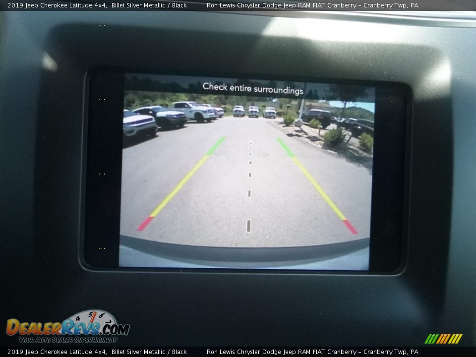 2019 Jeep Cherokee Latitude 4x4 Billet Silver Metallic / Black Photo #17