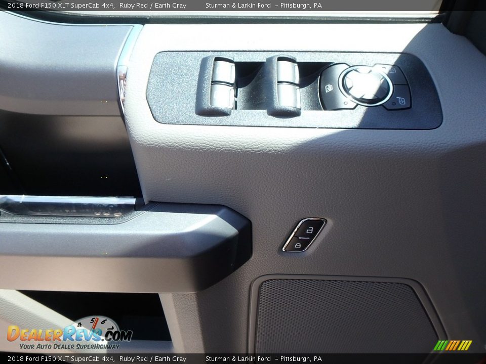 2018 Ford F150 XLT SuperCab 4x4 Ruby Red / Earth Gray Photo #9