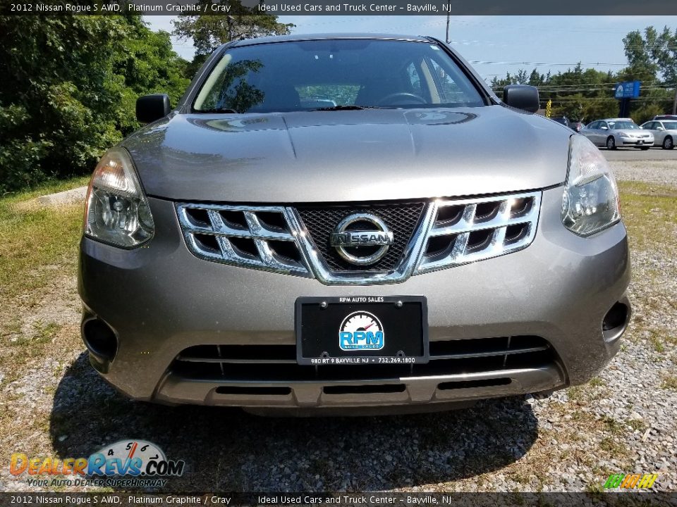 2012 Nissan Rogue S AWD Platinum Graphite / Gray Photo #2