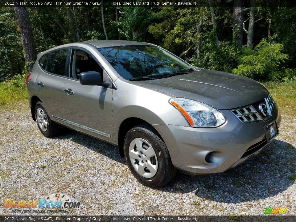 2012 Nissan Rogue S AWD Platinum Graphite / Gray Photo #3