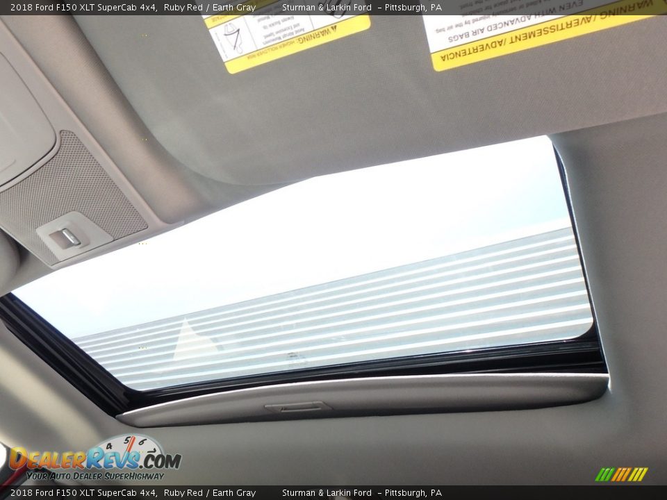 2018 Ford F150 XLT SuperCab 4x4 Ruby Red / Earth Gray Photo #12