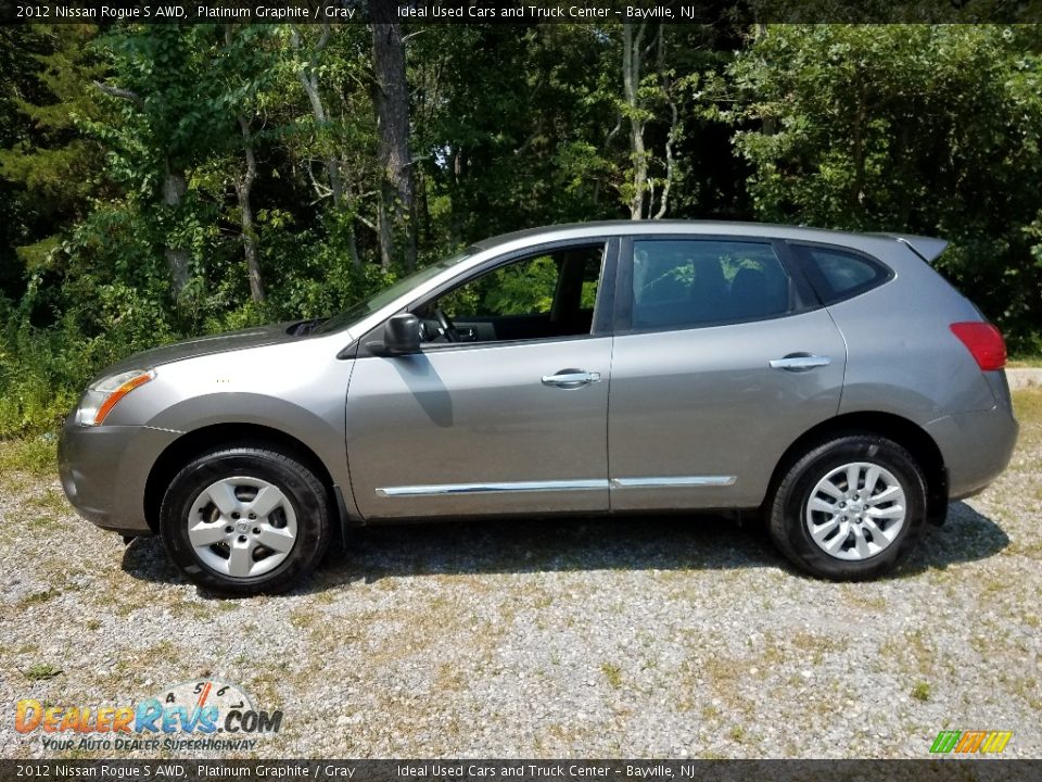 2012 Nissan Rogue S AWD Platinum Graphite / Gray Photo #5