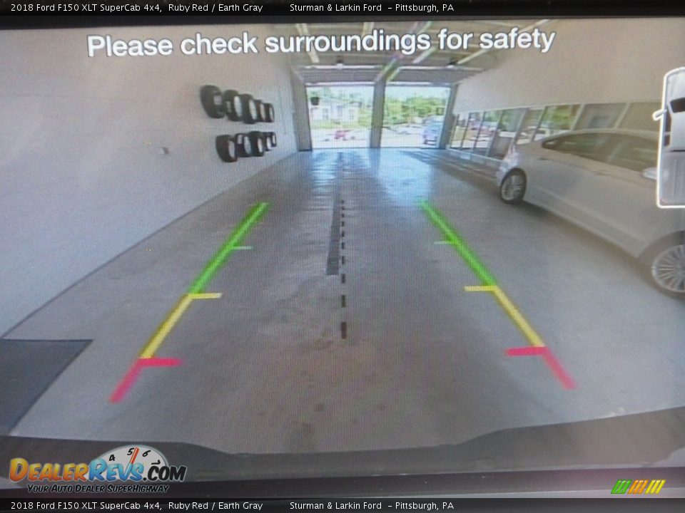 2018 Ford F150 XLT SuperCab 4x4 Ruby Red / Earth Gray Photo #14